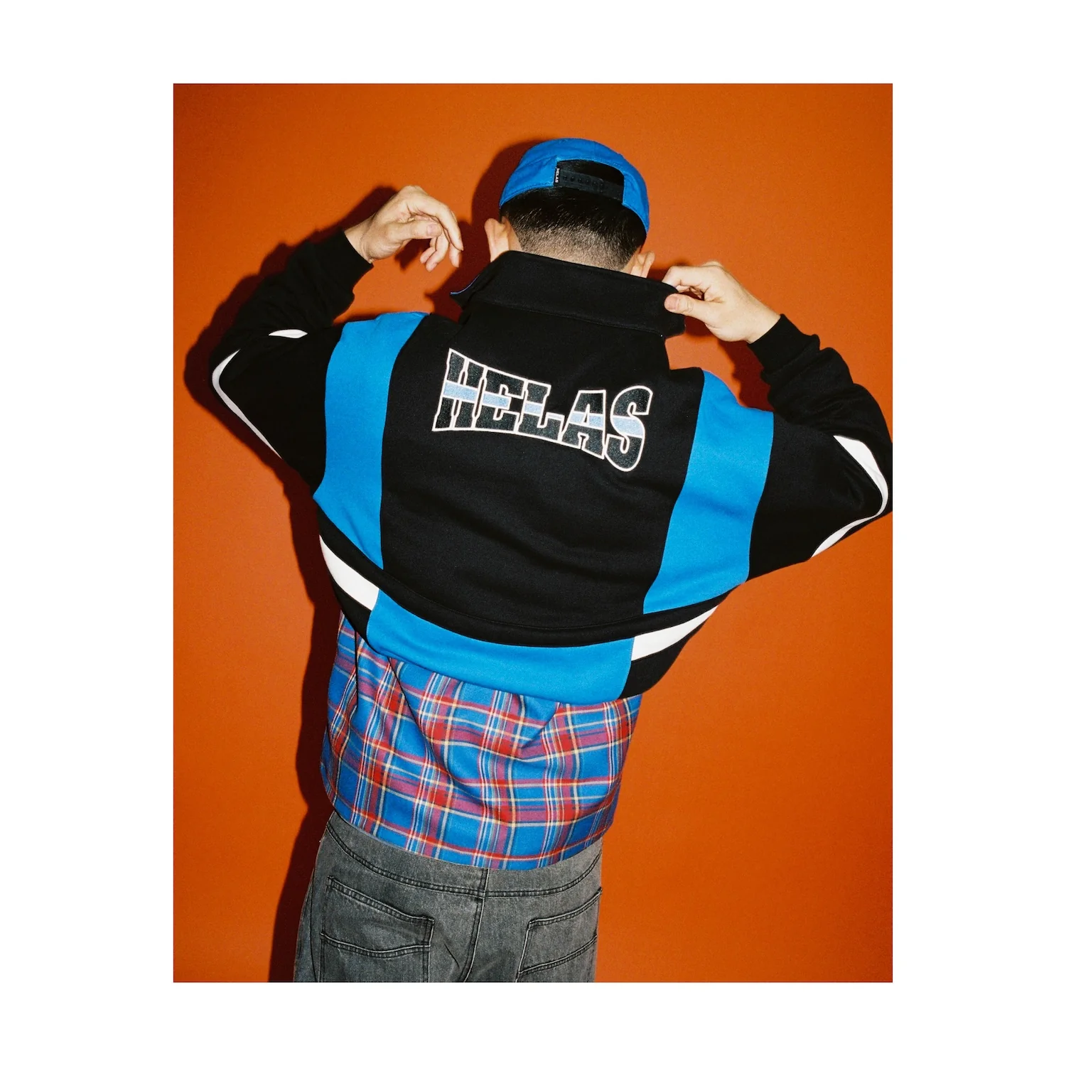 HOOP QUARTER ZIP BLUE/BLACK - Image 4